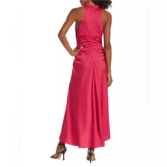 A.L.C. Inez Maxi Dress Deep Fucshia Size 6 EUC - Picture 3 of 12
